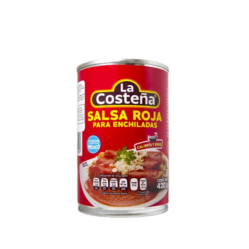 Salsa enchiladas roja La Costeña 420gr