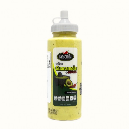 Salsa guacamole serrano 265ml Zaaschila