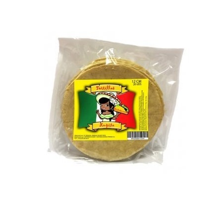 Tortilla maíz blanca 12cm 20U Lupita