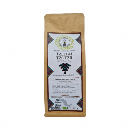 Café molido para espresso 250g, La Chiapaneca